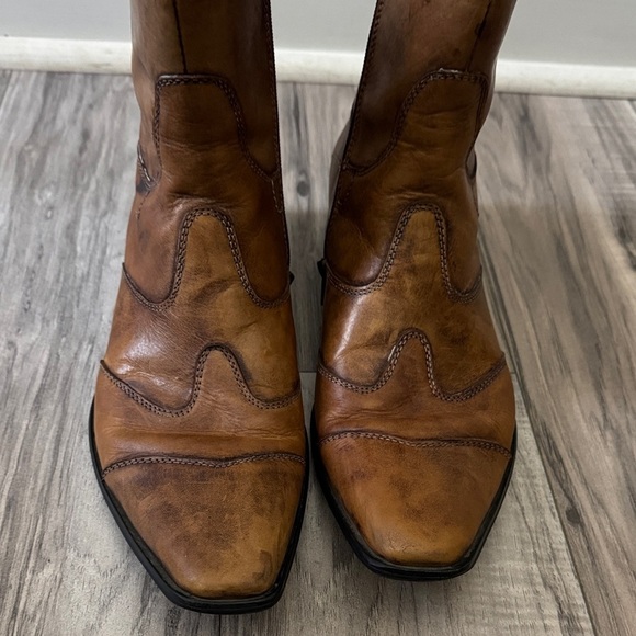 Men\'s Brown Leather Boots ALDO 7 Euro 40 main image 5